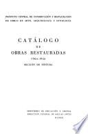 Catálogo de obras restauradas, 1964-1966