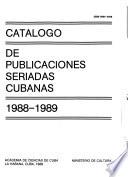 Catálogo de publicaciones seriadas cubanas