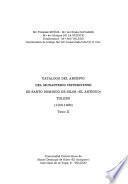 Catálogo del Archivo del Monasterio cisterciense de Santo Domingo de Silos El Antiguo, Toledo (1150-1900)