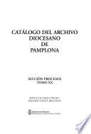 Catálogo del archivo diocesano de Pamplona: Siglos XVII-XVIII [1686-1709, et al