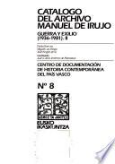 Catálogo del archivo Manuel de Irujo