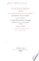 Catálogo formado por d. Bartolomé José Gallardo