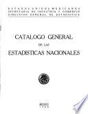 Catálogo general de las estadísticas nacionales