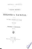 Catálogo metódico de la Biblioteca nacional: Historia y geografía (t. 2). 1925