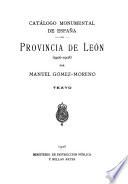 Catálogo monumental de España