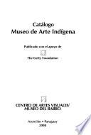 Catálogo Museo de Arte Indígena