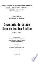 Catalogo XXI. Secretaria de Estado