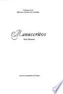 Catálogos de la Biblioteca Nacional de Colombia: Manuscritos