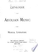 Catalogue of Aeolian music and musical literature