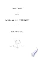 Catalogue of Books Added to the Library of Congress, from Dec. 1, ... to Dec. 1, ...