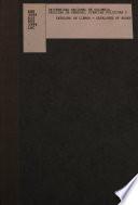Catalogue of Books