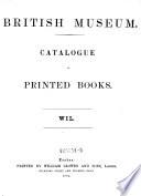 Catalogue of Printed Books