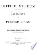 Catalogue of Printed Books