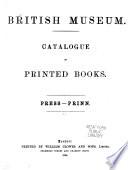 Catalogue of Printed Books