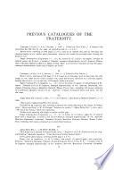 Catalogue of the Alpha Delta Phi
