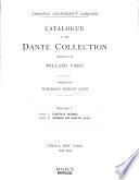 Catalogue of the Dante Collection
