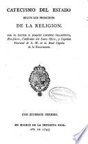 Catecismo del Estado según los principios de la religión