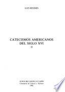 Catecismos americanos del siglo XVI