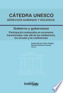 Cátedra UNESCO derechos humanos y violencia: Gobierno y gobernanza