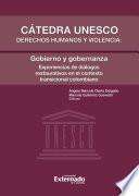 Cátedra Unesco derechos humanos y violencia: Gobierno y gobernanza