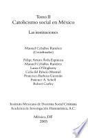 Catolicismo social en México: Las instituciones