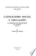 Catolicismo social y educación
