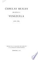 Cédulas reales relativas a Venezuela, 1500-1550