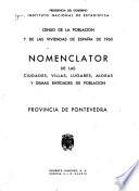 Censo de la población y de las viviendas de España de 1960