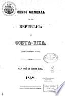 Censo general de la República de Costa Rica, 27 de noviembre de 1864