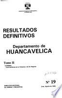Censos nacionales 1993, IX de población, IV de vivienda: Huancavelica (2 v.)