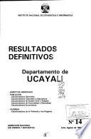 Censos nacionales 1993, IX de población, IV de vivienda: Icayali (1 v.)