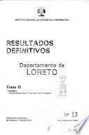 Censos nacionales 1993, IX de población, IV de vivienda: Loreto (2 v.)