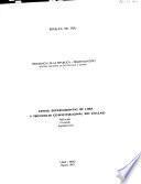 Censos nacionales de población, vivienda y agropecuario, l961