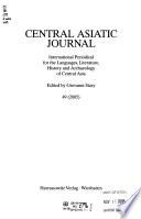 Central Asiatic Journal
