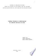 Centros privados de investigación en ciencias sociales