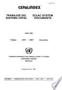 Cepalindex, trabajos del sistema CEPAL