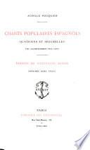 Chants populaires espagnols