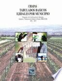 Chiapas. Tabulados básicos ejidales por municipio. Programa de Certificación de Derechos Ejidales y Titulación de Solares Urbanos, PROCEDE. 1992 - 1997
