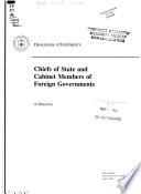 Chiefs of State and Cabinet Members of Foreign Governments