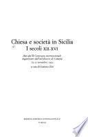 Chiesa e società in Sicilia