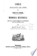 Chile durante los años de 1824 a 1828