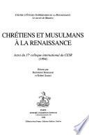 Chrétiens et musulmans à la Renaissance