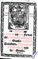 Chronica del sancto rey don Fernando tercero, etc. G.L.