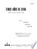 Cinco años de ICIRA