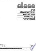 Citas latinoamericanas en sociología, economía y humanidades