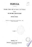 Clelia drama lirico en un acto y en verso original de los sres. Felix de Leon y Enrique Prieto