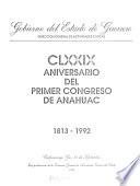 CLXXIX aniversario del Primer Congreso de Anáhuac, 1813-1992