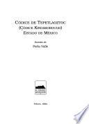 Códice de Tepetlaóztoc (códice Kingsborough), Estado de México: Estudio de Perla Valle