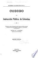 Código de instrucción pública de Colombia