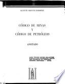 Código de minas y Código de petróleos